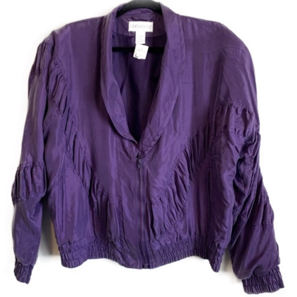 SILK HOUSE Vintage 100% Silk Jacket